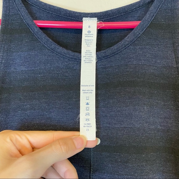 LULULEMON striped Find Your Zen tank top - Picture 8 of 9